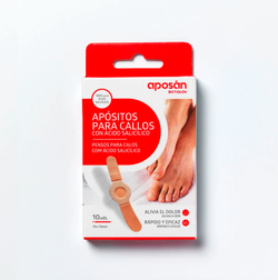 Aposan Apósitos para Callos con Ácido Salicílico 10 Uds