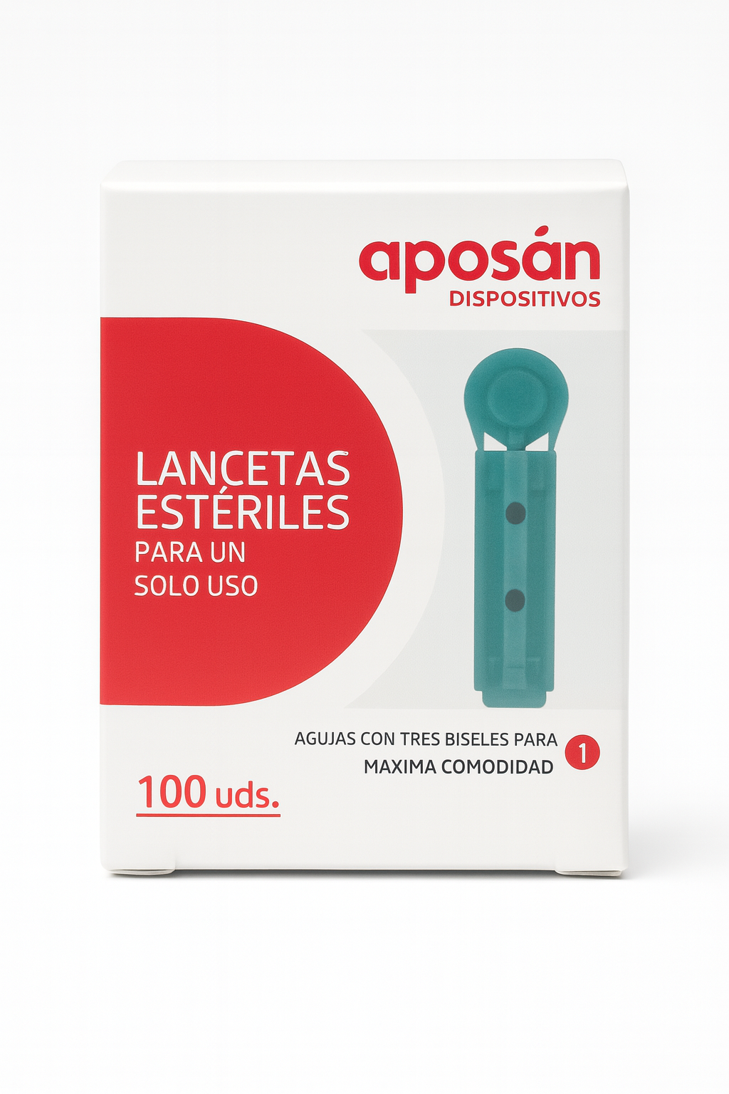 Aposan Dispositivos Lanceta Estériles 100 Lancetas