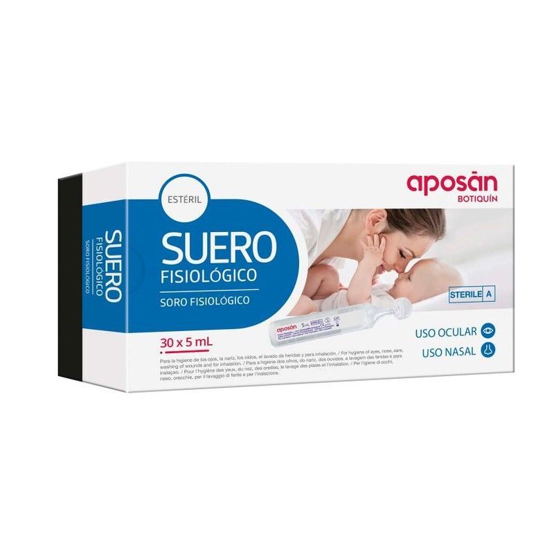 Aposan Suero Fisiológico Nasal Monodosis 5 ml 30 monodosis