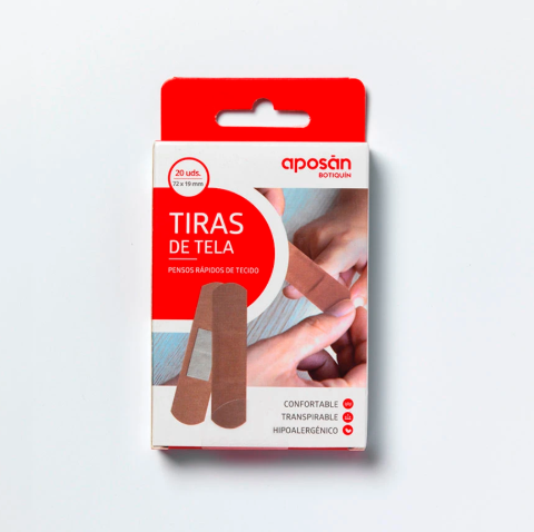Aposan Tiras de Tela 20 Uds