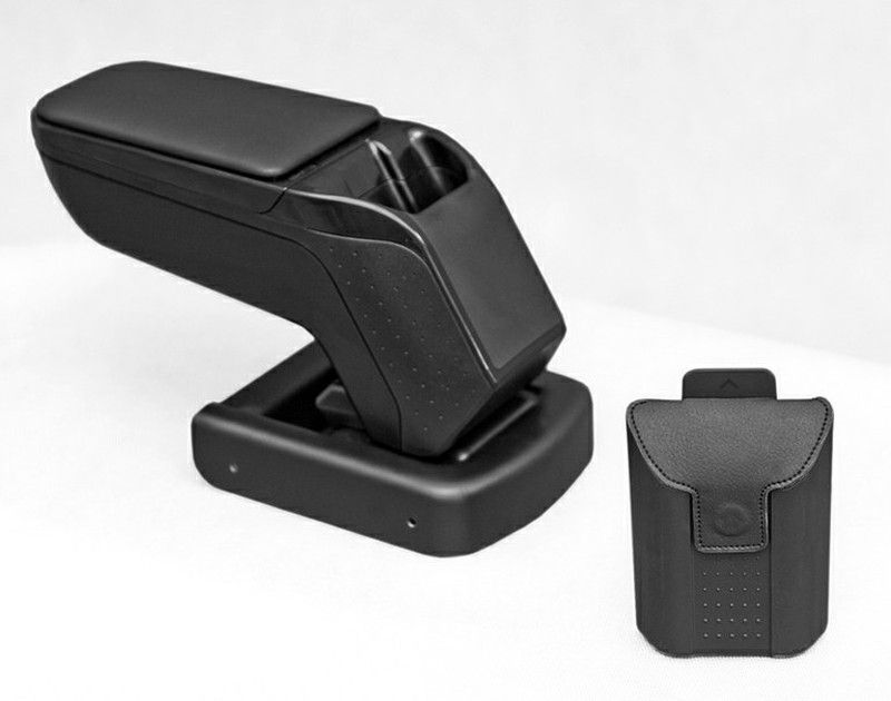 Apoyabrazos AR9 para Toyota en polipiel negra