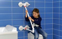 Apoyo QuattroPower, asidera de baño sin obra, para niños - 565 mm
