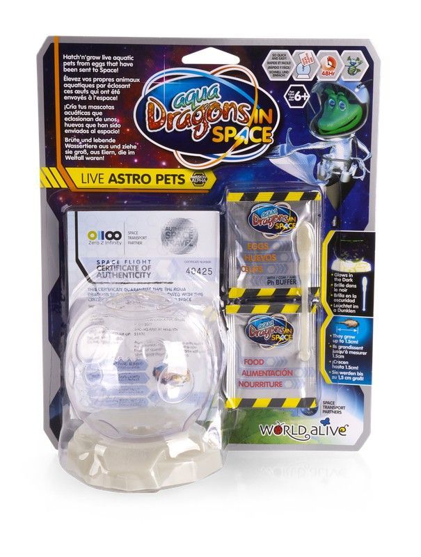 Aqua dragons mascotas del espacio