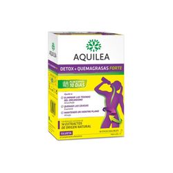 Aquilea Detox Quemagrasas Forte 10 Sticks Solubles Sabor Piña