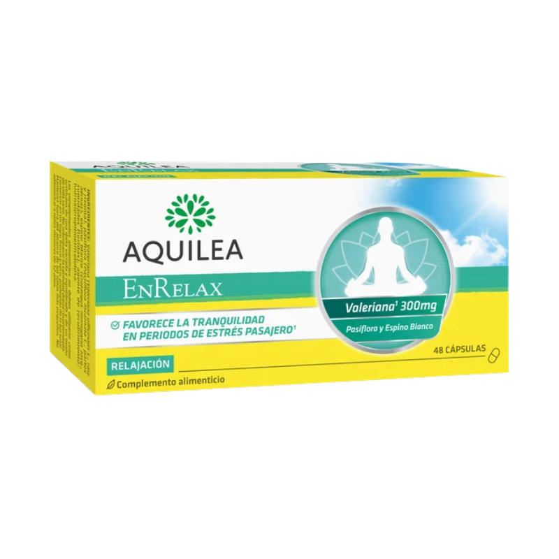 Aquilea EnRelax cápsulas relajantes con valeriana para aliviar el estrés 48 ud.