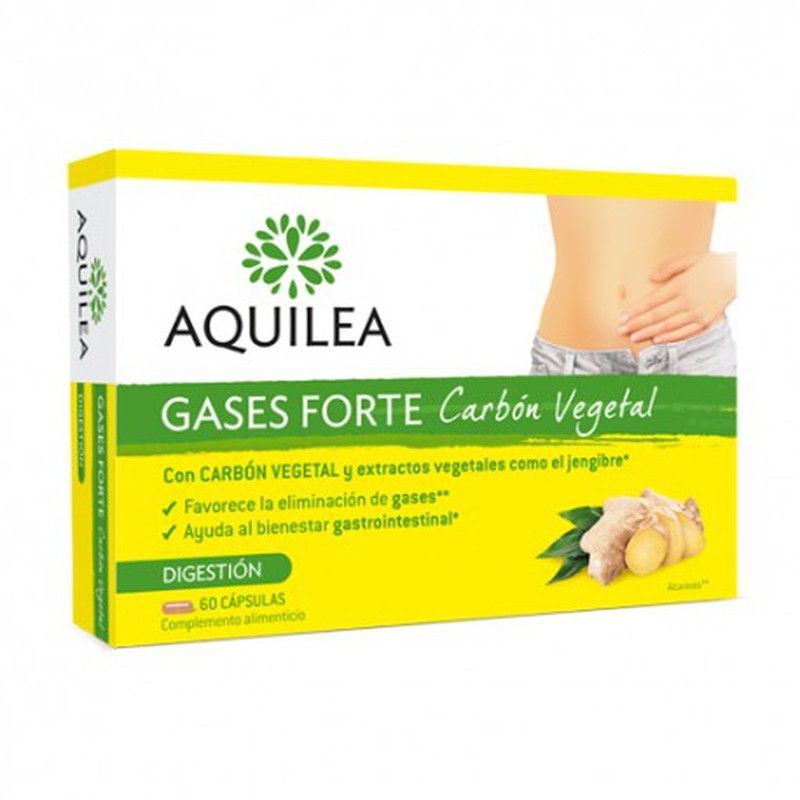 Aquilea Gases Forte Carbón Vegetal 60 cápsulas