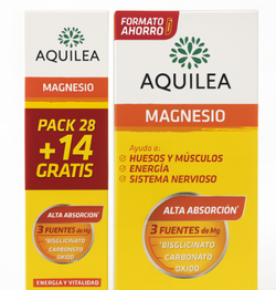 Aquilea Magnesio Energia y Vitalidad 28 + 14 Comprimidos Efervescentes