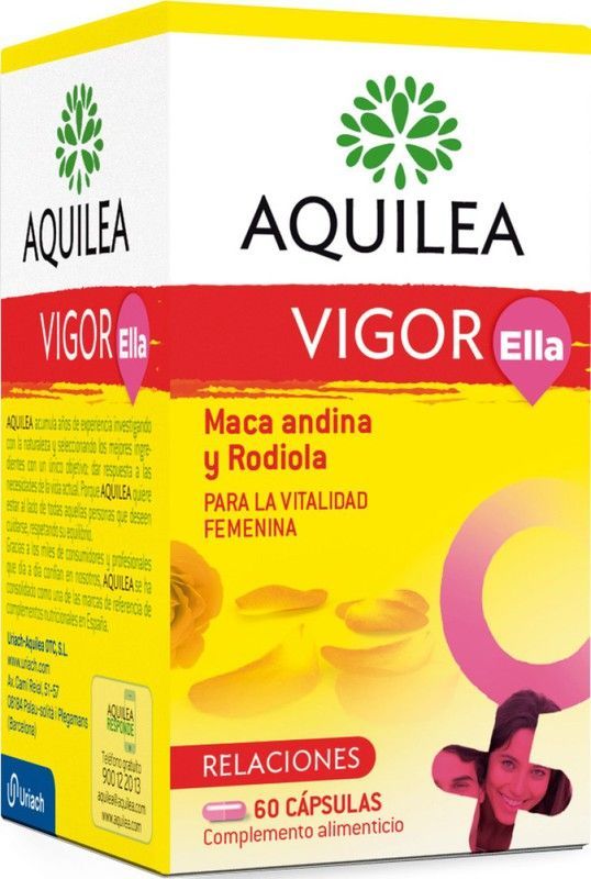 Aquilea Vigor Ella. Con Maca Andina y Rodiola para la vitalidad femenina