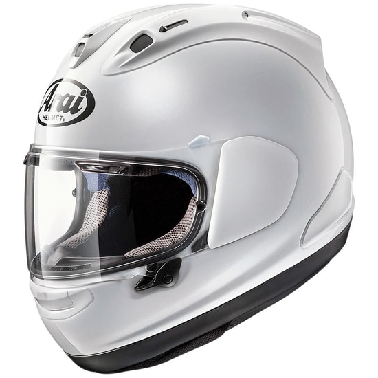 ARAI RX-7 V EVO DIAMOND WHITE | Casco Integral Racing / Deportivo | Calota PB SNC2 | Cierre Doble Hebilla