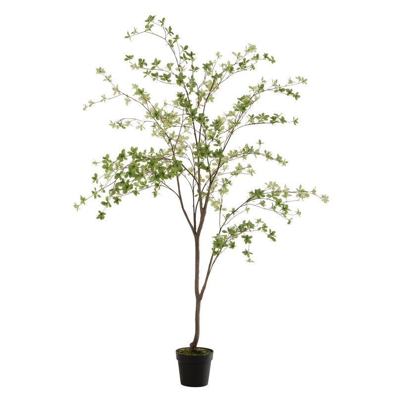 Árbol artificial de plástico verde/marrón, Ø74 x 192 cm