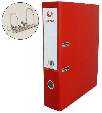 Archivador A-Z Fº 350x290x70, Rojo