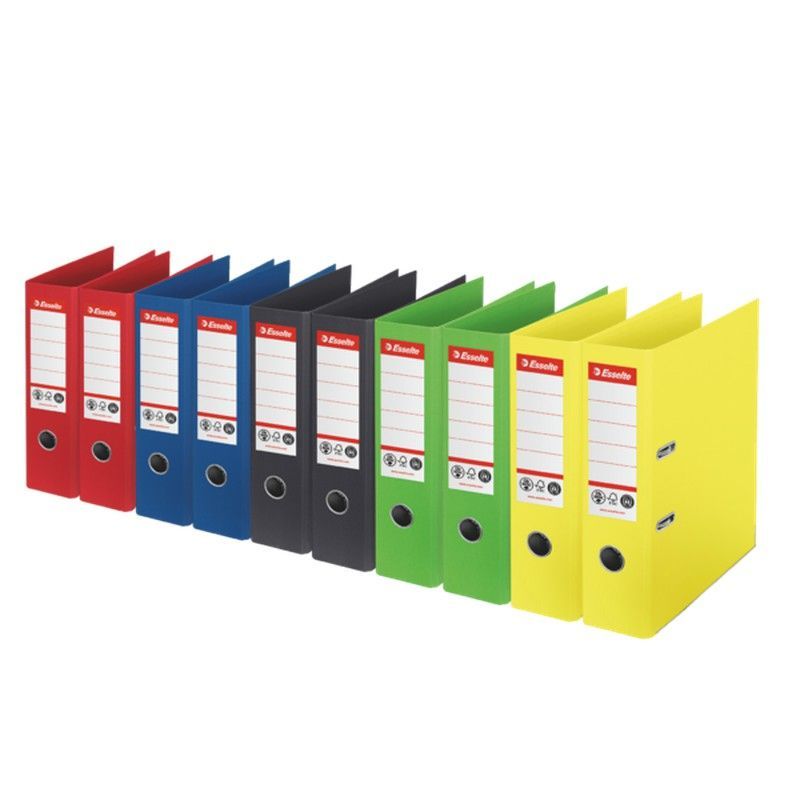 Archivador de palanca CO2 Neutral Nº1, Cartón forrado de papel, DIN A4, Lomo 75mm, surtidos