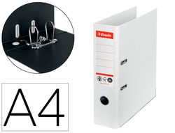 Archivador de palanca esselte n 1 co2 neutral din A4 carton forrado lomo 75 mm blanco