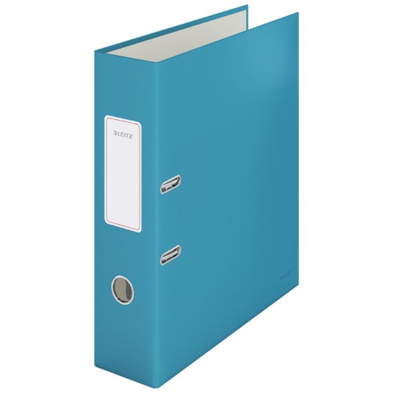 Archivador de palanca Leitz Cosy Cartón forrado. 180º. DIN A4. 80 mm. azul