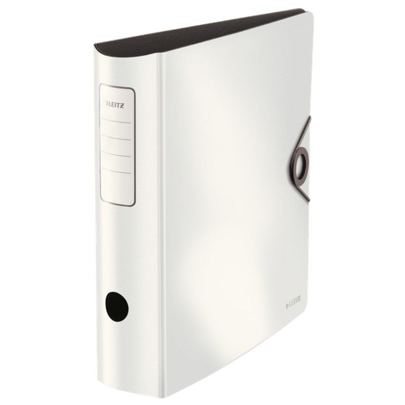 Archivador Leitz Active Solid. Polyfoam. 180º. DIN A4, lomo 82 mm. blanco