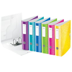 Archivador Leitz Active WOW. Polyfoam. 180º. DIN A4, lomo 82 mm. colores surtidos