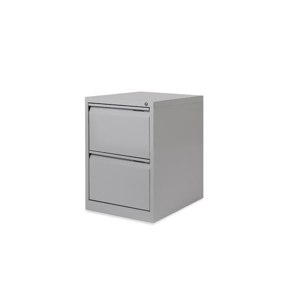 Archivador Metalico 2 Cajones Ral 7035 Gris