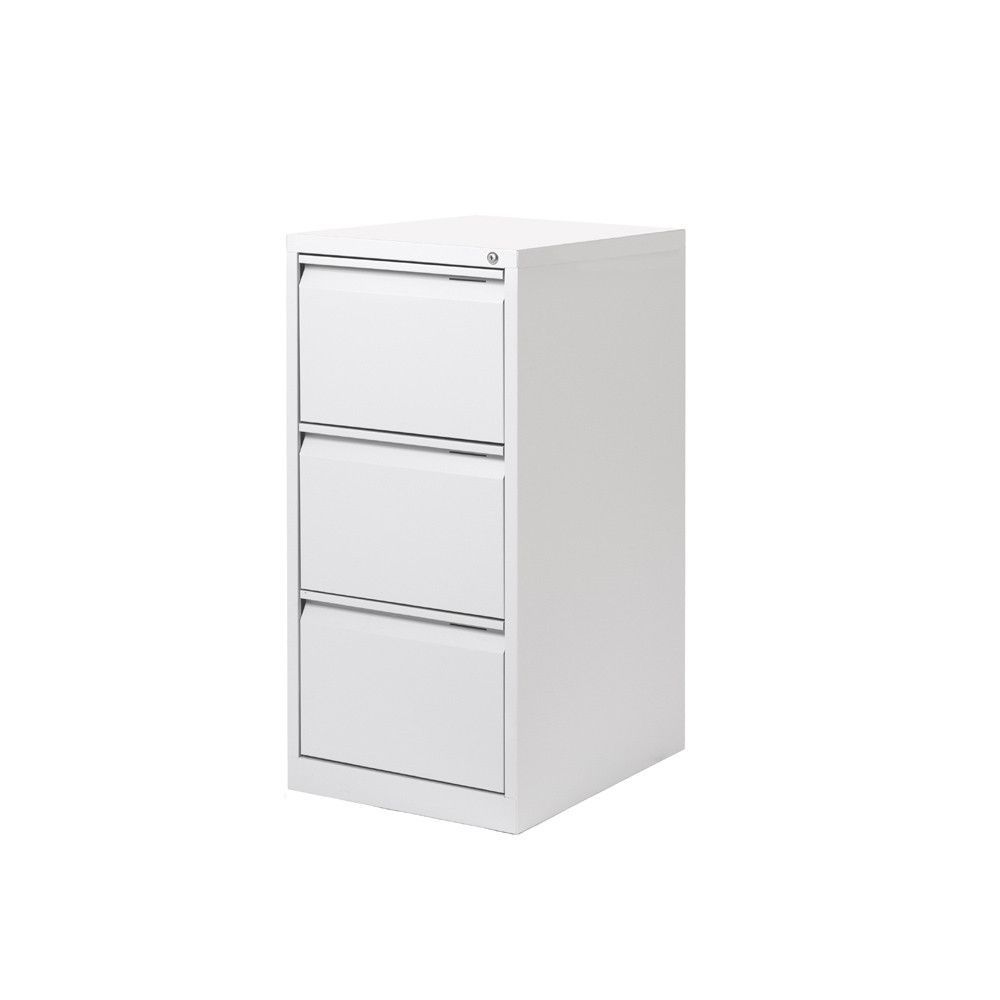 Archivador Metalico 3 Cajones Ral 9003 Blanco