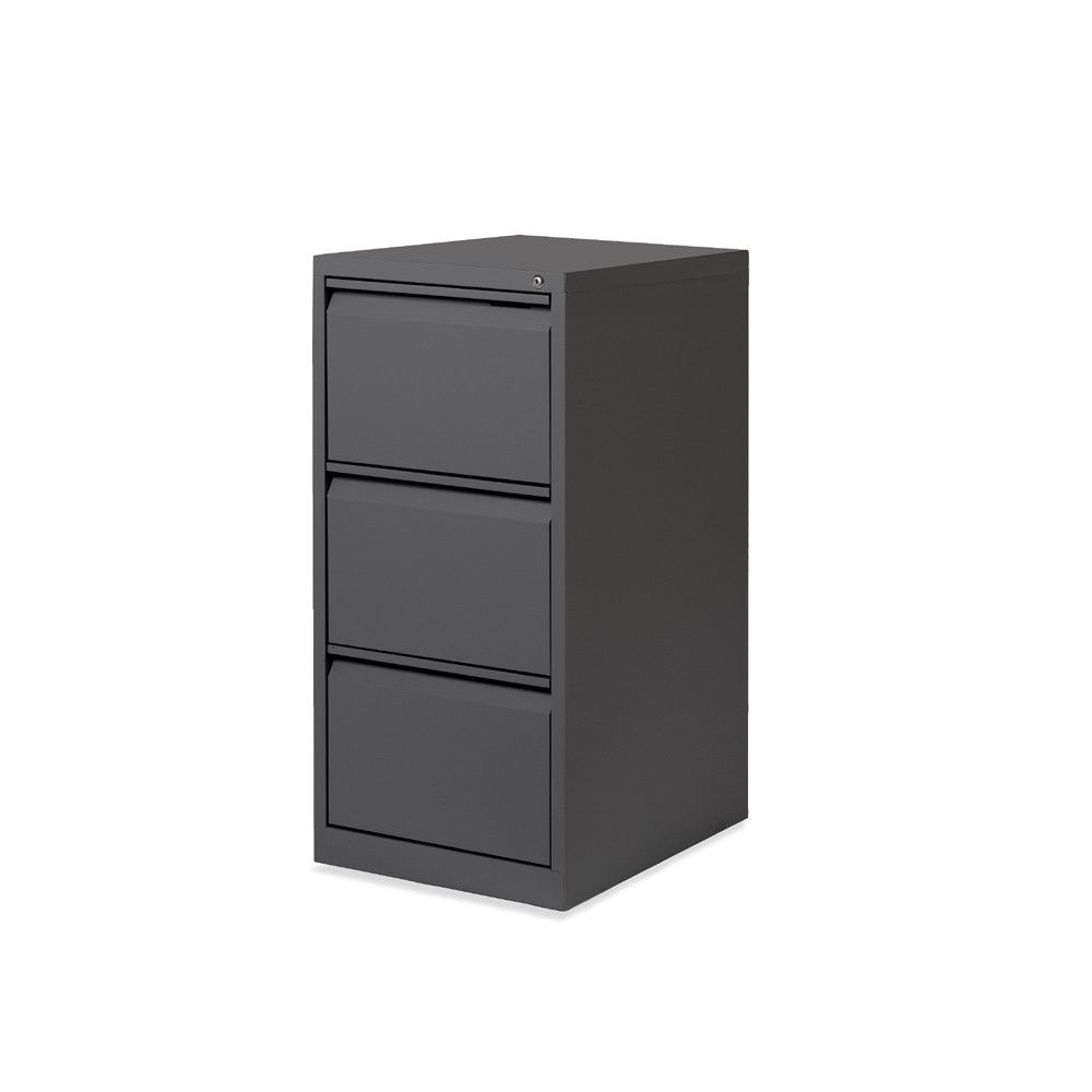 Archivador Metalico 3 Cajones Ral 9005 Negro