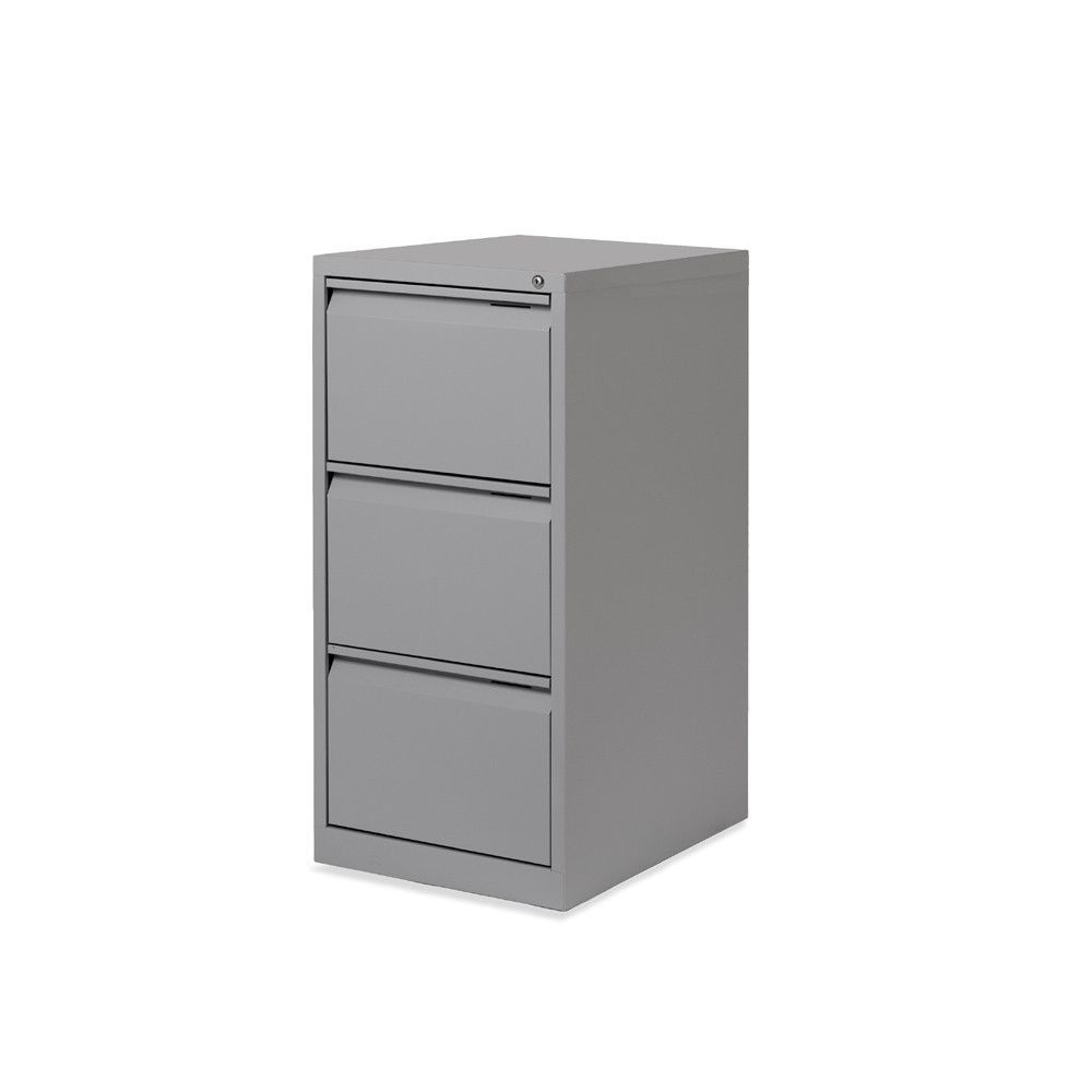 Archivador Metalico 3 Cajones Ral 9006 Gris