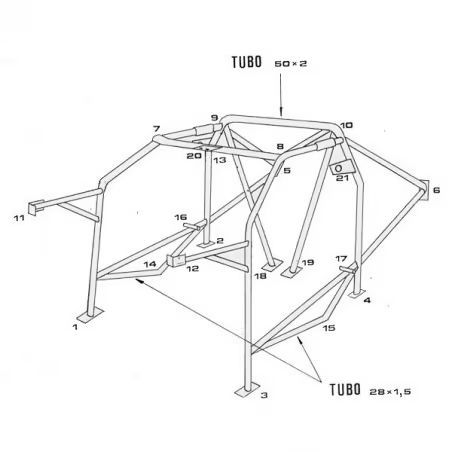 ARCO DE SEGURIDAD SPARCO LANCIA DELTA INTEGRALE