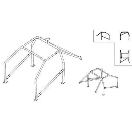 ARCO DE SEGURIDAD SPARCO NISSAN 240 SX 1989-1994 FE45