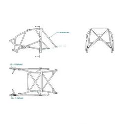 ARCO DE SEGURIDAD SPARCO PEUGEOT 206 PARA SOLDAR