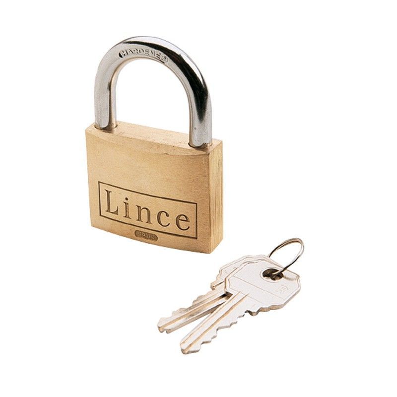 Arco extralargo. Candado Laton 40Mm Extralargo Lince