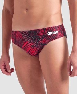 ARENA Bañador Hombre  Slip Team Energy Rojo