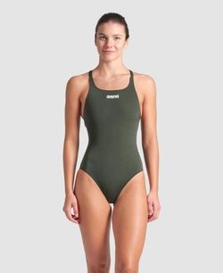 ARENA BAÑADOR Mujer SWIMSUIT TECH MULTI SOLID dark sage/artic