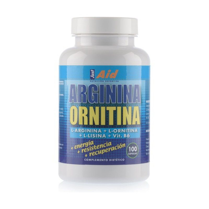 Arginina+Ornitina+Lisina+B6 100 Comprimidos Just Aid
