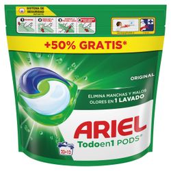 Ariel 3En1 Pods (23+12 D) 50% Gratis