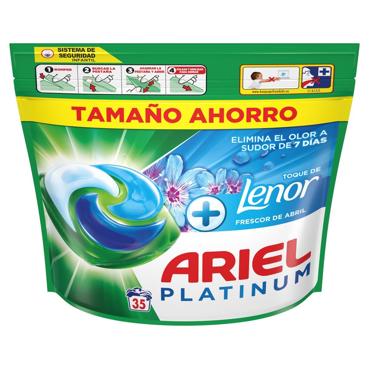 Ariel 3En1 Pods (35 D) Platinum Lenor