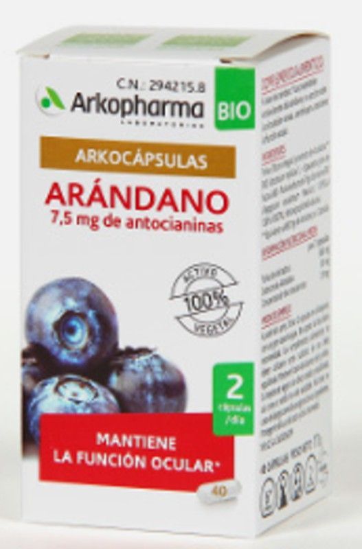 Arkocapsulas Arándano 40 cápsulas
