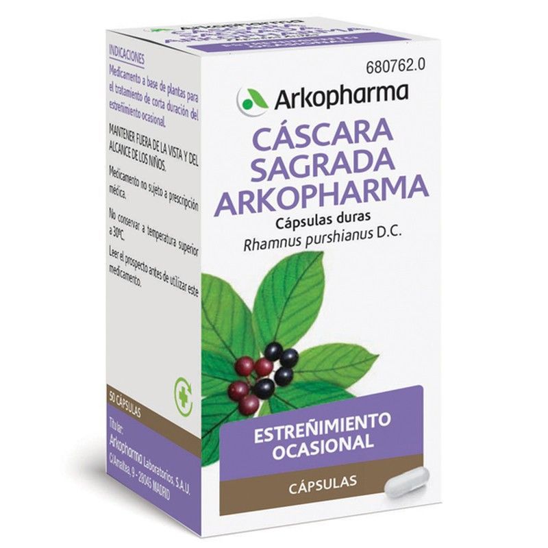 Arkocapsulas Cascara Sagrada  50 Capsulas