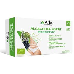 Arkopharma Alcachofa Forte Bio Hinojo Mate Uva 20 Ampollas