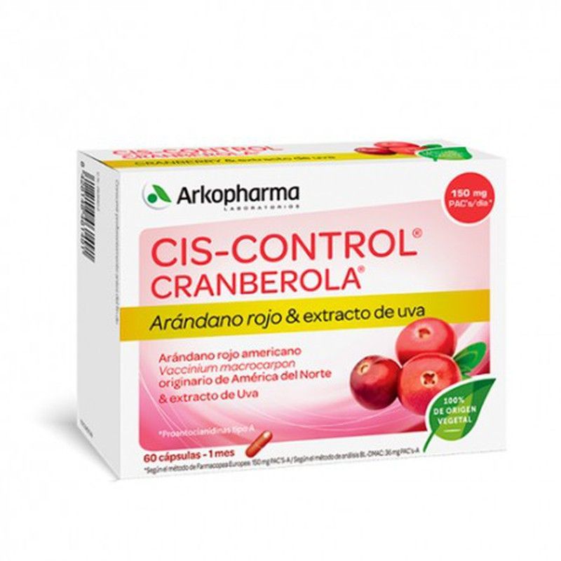 Arkopharma Cis-Control Cranberola 60 Cápsulas