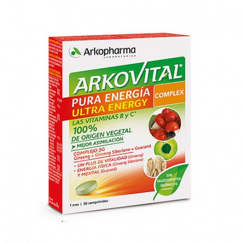 Arkovital Pura Energía Complex 30 Comprimidos