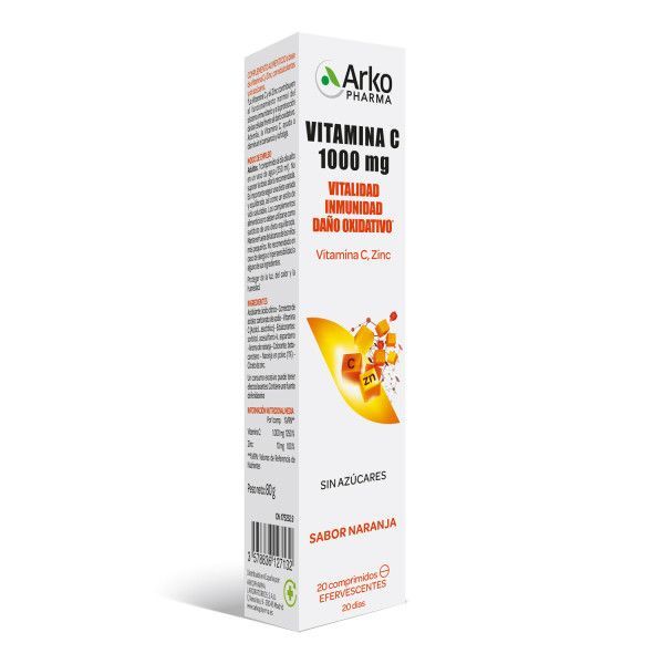 Arkovital vitamina C 100mg 20 comprimidos efervescentes
