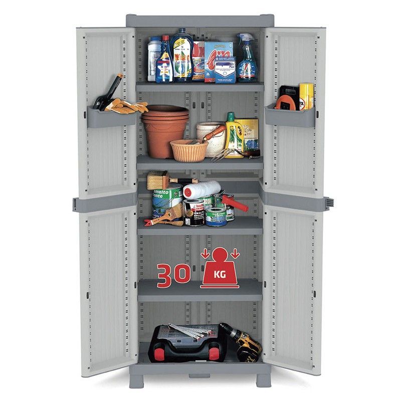 Armario 4 estantes JOBGAR Terry WaveBase Dimensiones 70x44xh.182 cm. (1109B91)