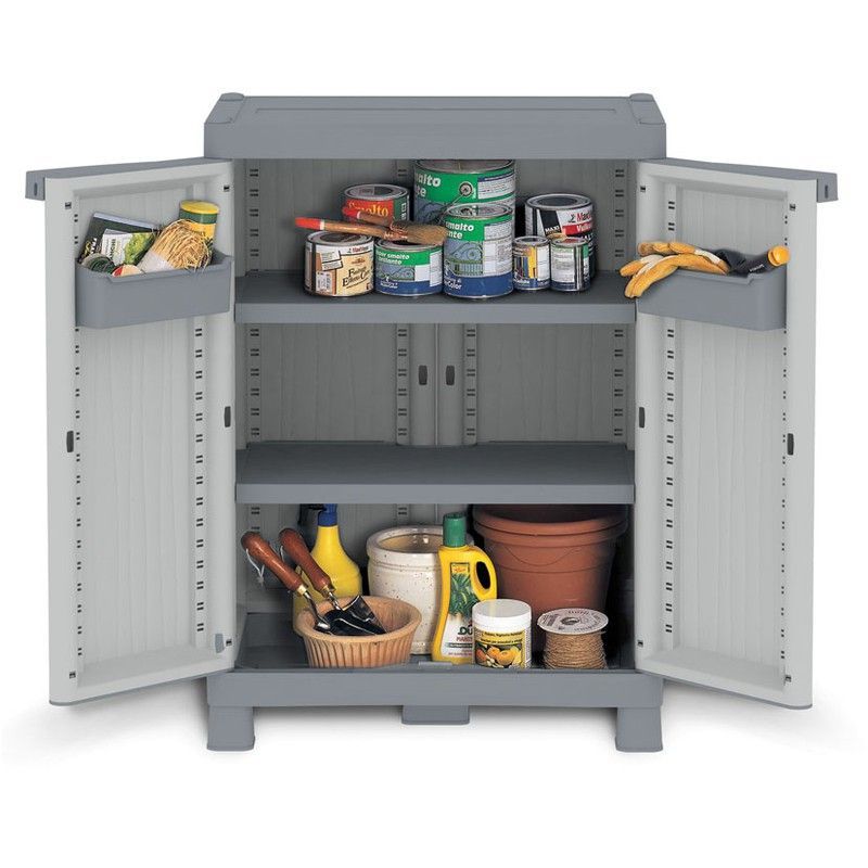 Armario bajo 2 estantes JOBGAR Terry WaveBase Dimensiones 70x44xh.98 cm (1109B93)