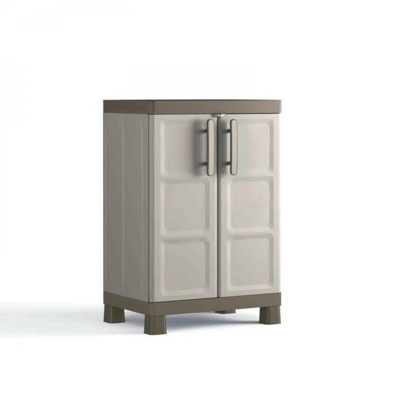 Armario bajo Excellence Keter color arena / gris