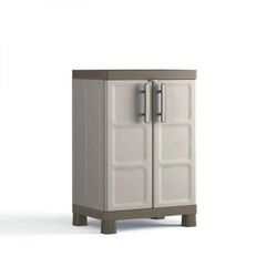 Armario bajo Excellence Keter color arena / gris