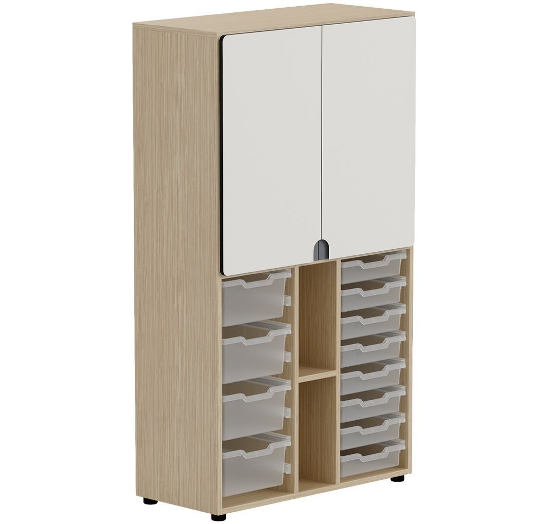 Armario con cerradura y para bandejas DOT 159A. 159 x 90 x 42 cm