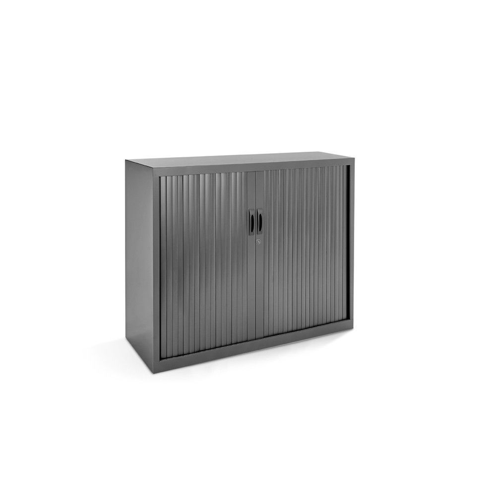 Armario Metálico Persiana 105x120x45 cm Ral 7015 Incluye 2 Baldas