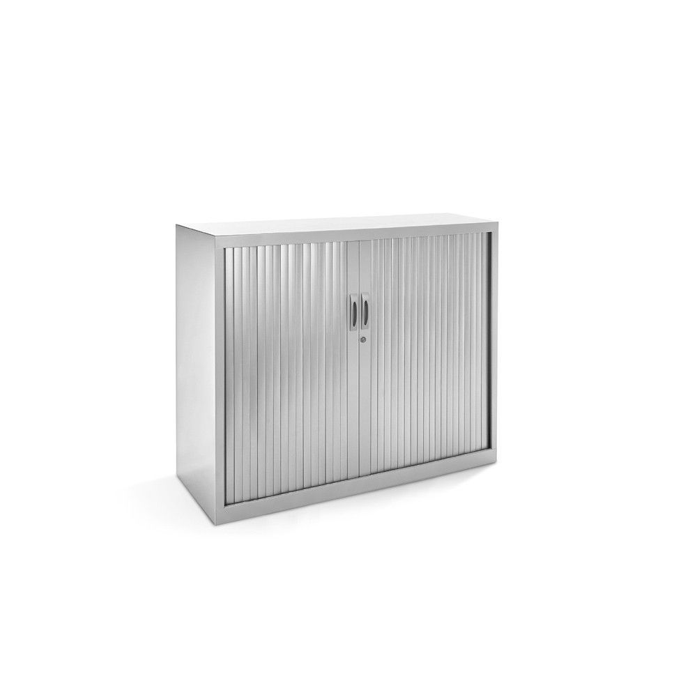 Armario Metálico Persiana 105x120x45 cm Ral 7035 Incluye 2 Baldas