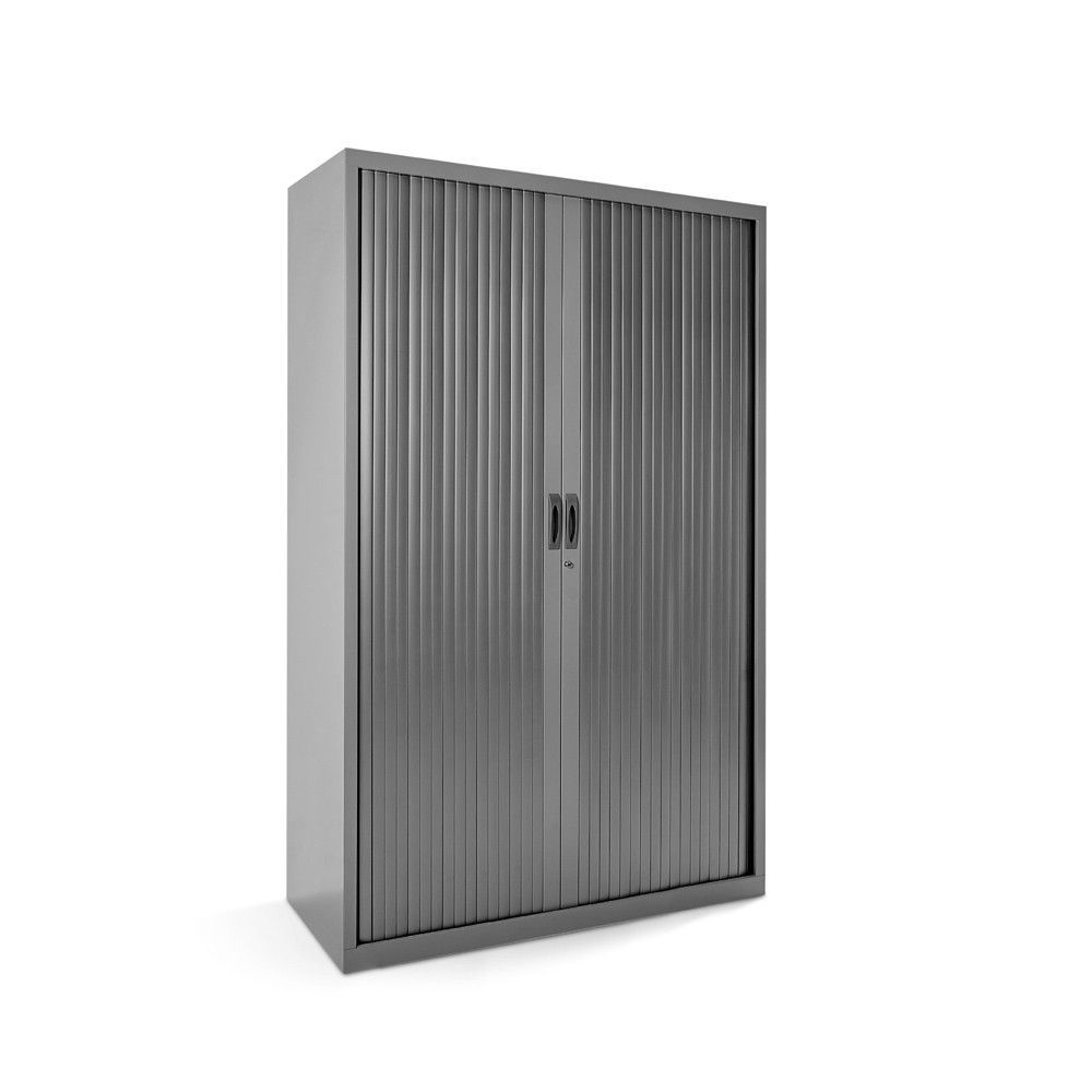 Armario Metálico Persiana 198x120x45 cm Ral 7015 Incluye 4 Baldas