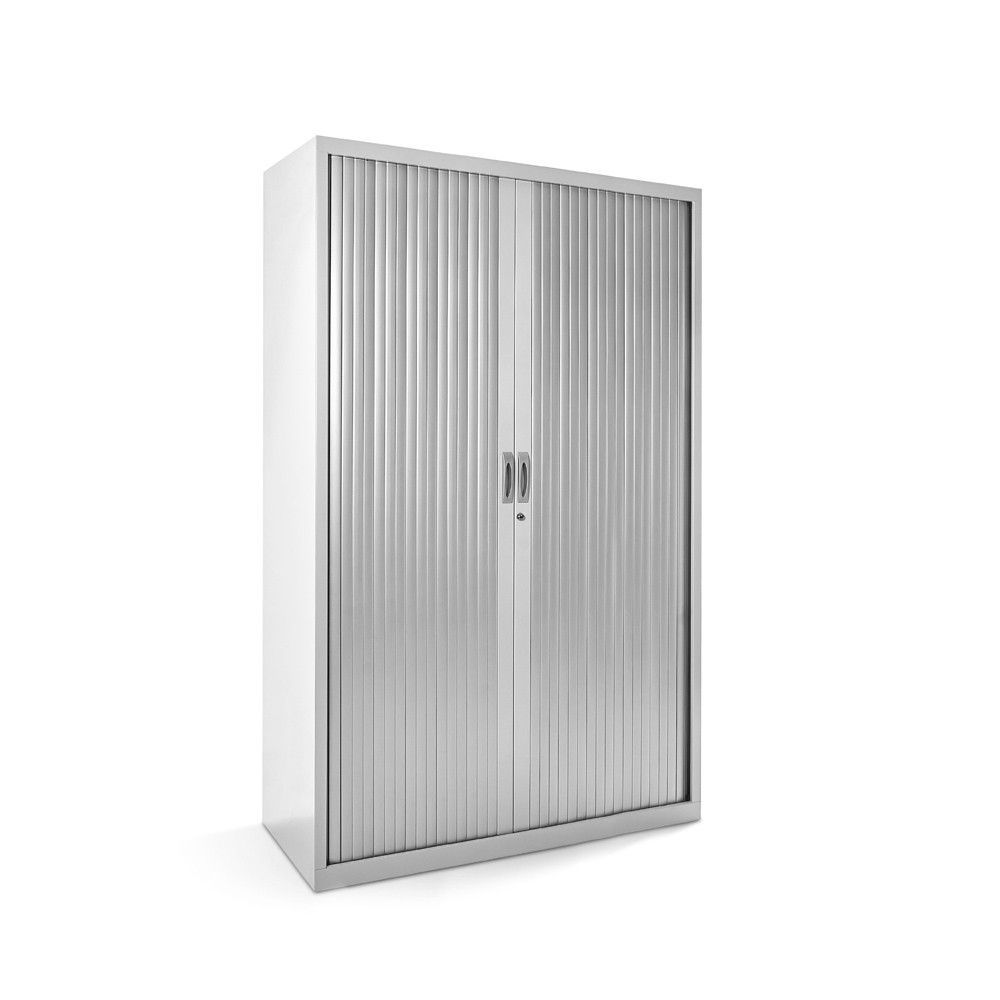 Armario Metálico Persiana 198x120x45 cm Ral 7035 Incluye 4 Baldas