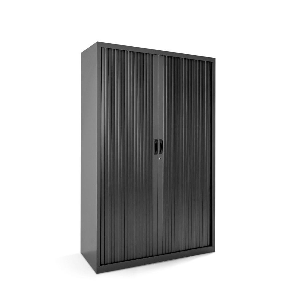 Armario Metálico Persiana 198x120x45 cm Ral 9005 Incluye 4 Baldas