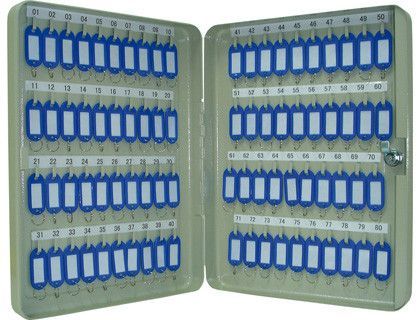 Armario Metalico Portallaves Q-Connect 370X280X60 mm para 80 Llaves